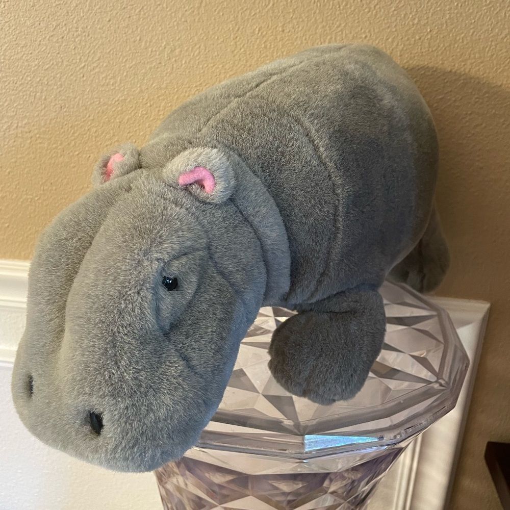 Plush Hippo Small of the Wild 1995 Plush Hippo 16 inch